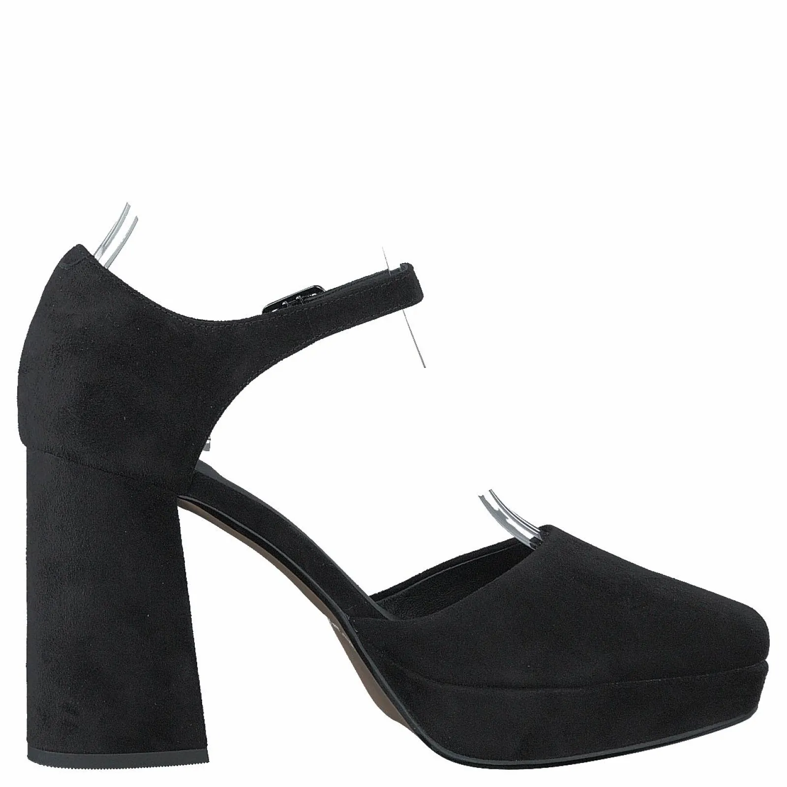 Clarks Sheer100 Strap Black Suede