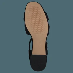 Clarks Sheer35 Strap Black Suede Studded