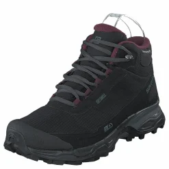 Salomon Shelter Spikes Cs Wp W Black/ebony/wine Tasting