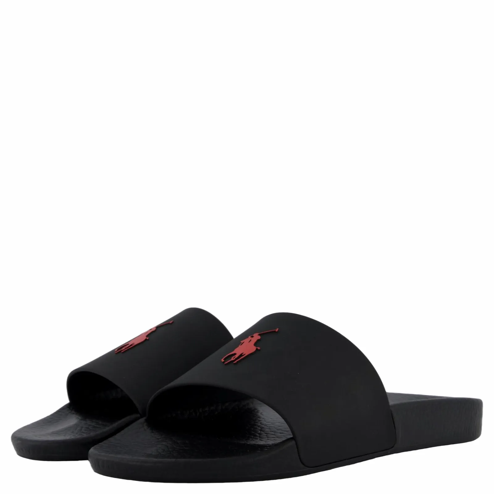 Polo Ralph Lauren Signature Pony Slide Black / Red PP