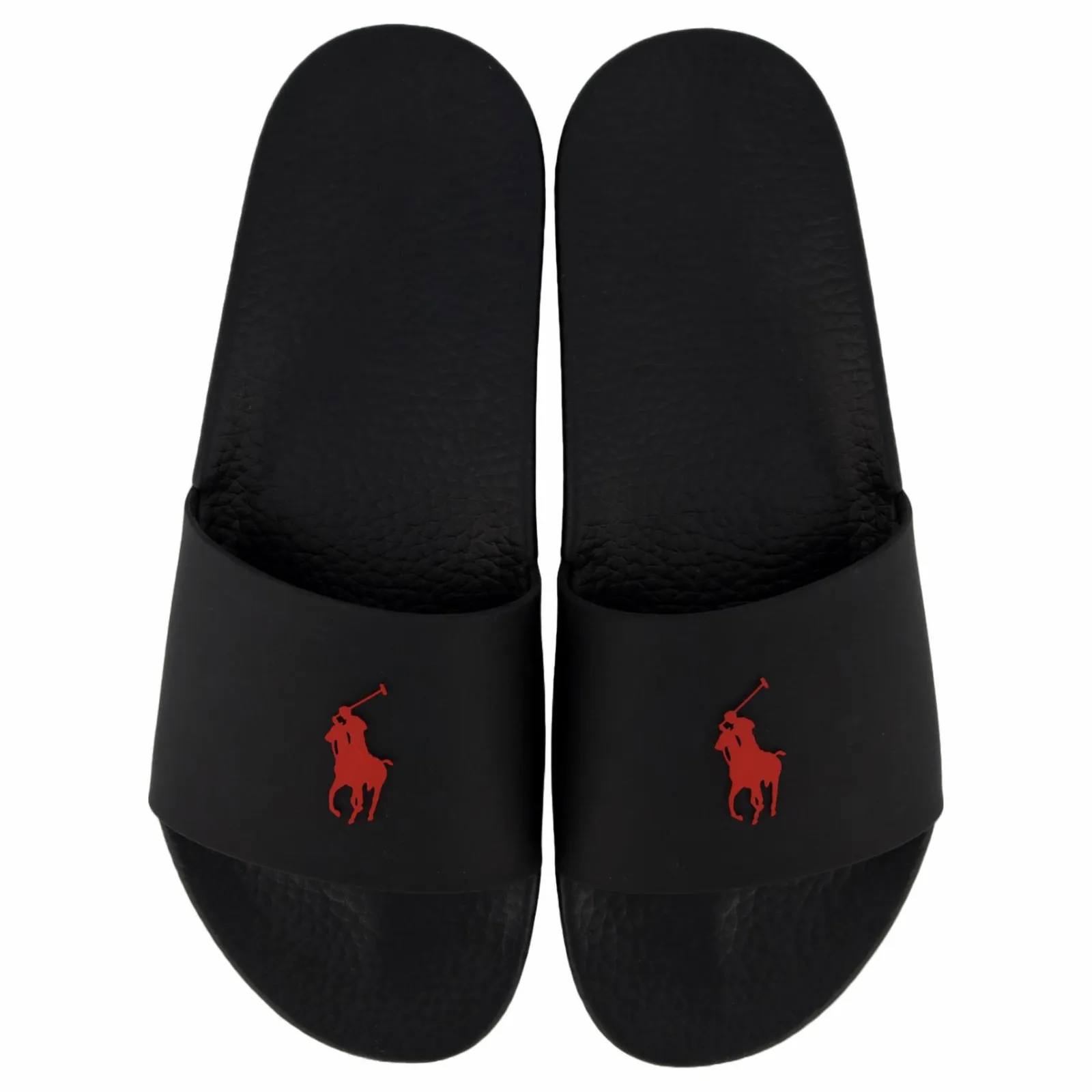 Polo Ralph Lauren Signature Pony Slide Black / Red PP