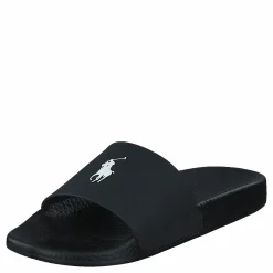 Polo Ralph Lauren Signature Pony Slide Black / White PP