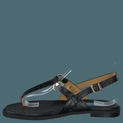 A Pair Simpel String Sandal Black