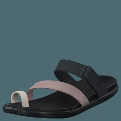 ECCO Simpil Sandal Limestone/woodrose/black