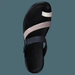 ECCO Simpil Sandal Limestone/woodrose/black