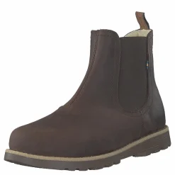 Barn Kavat Skafta Ep Dark Brown Nubuck