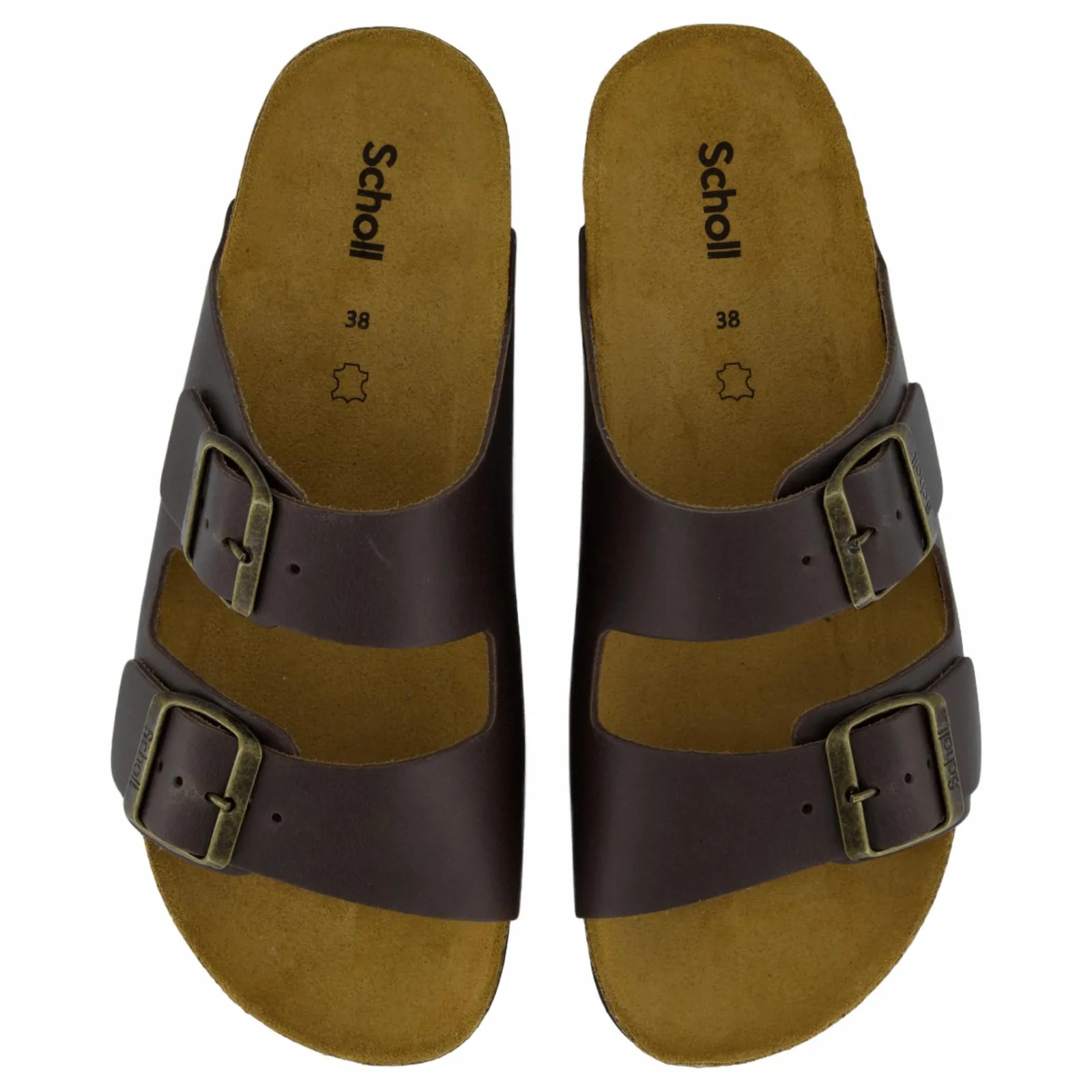 Scholl Iconic Sl Josephine Leather Coffee Coffee