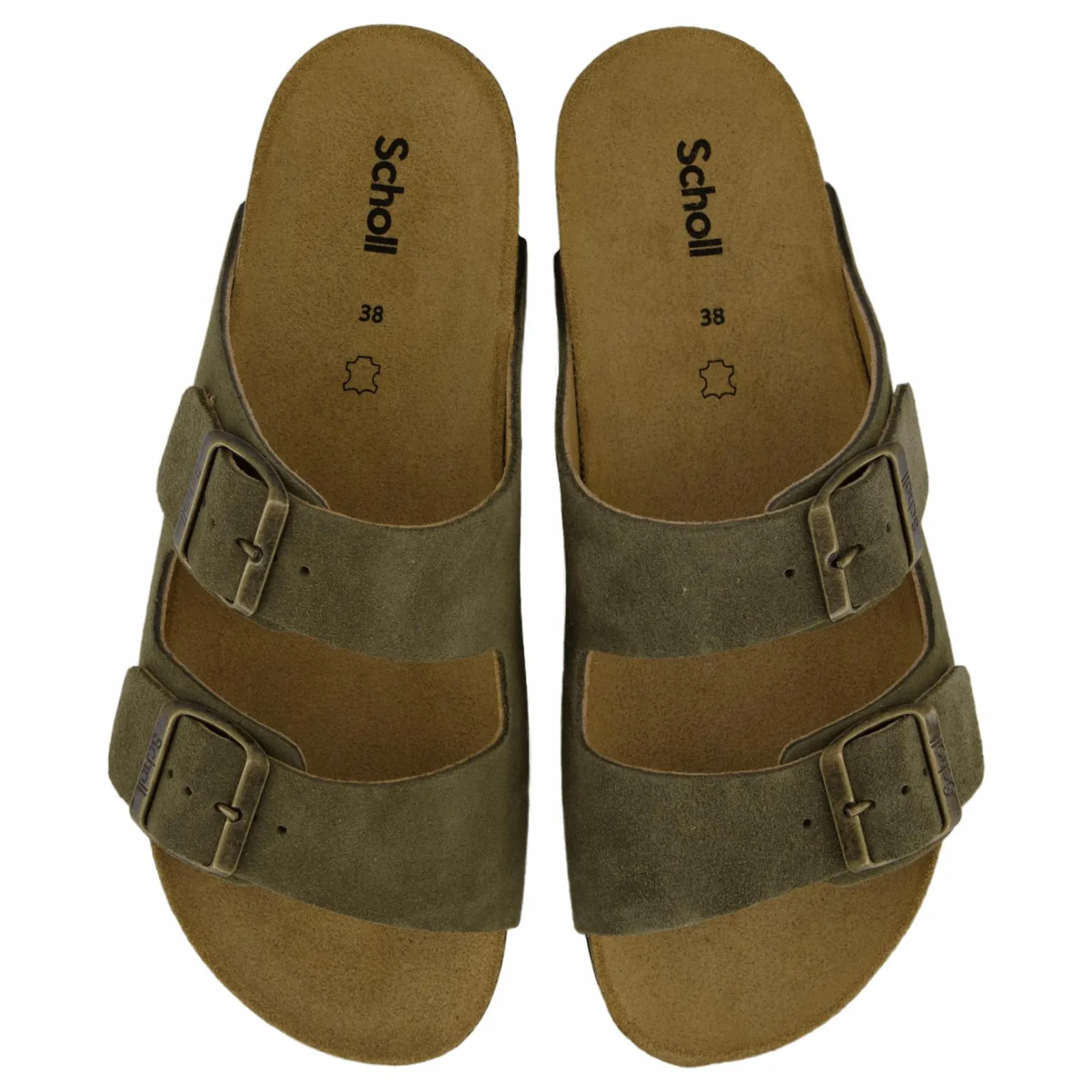 Scholl Iconic Sl Josephine Suede Khaki