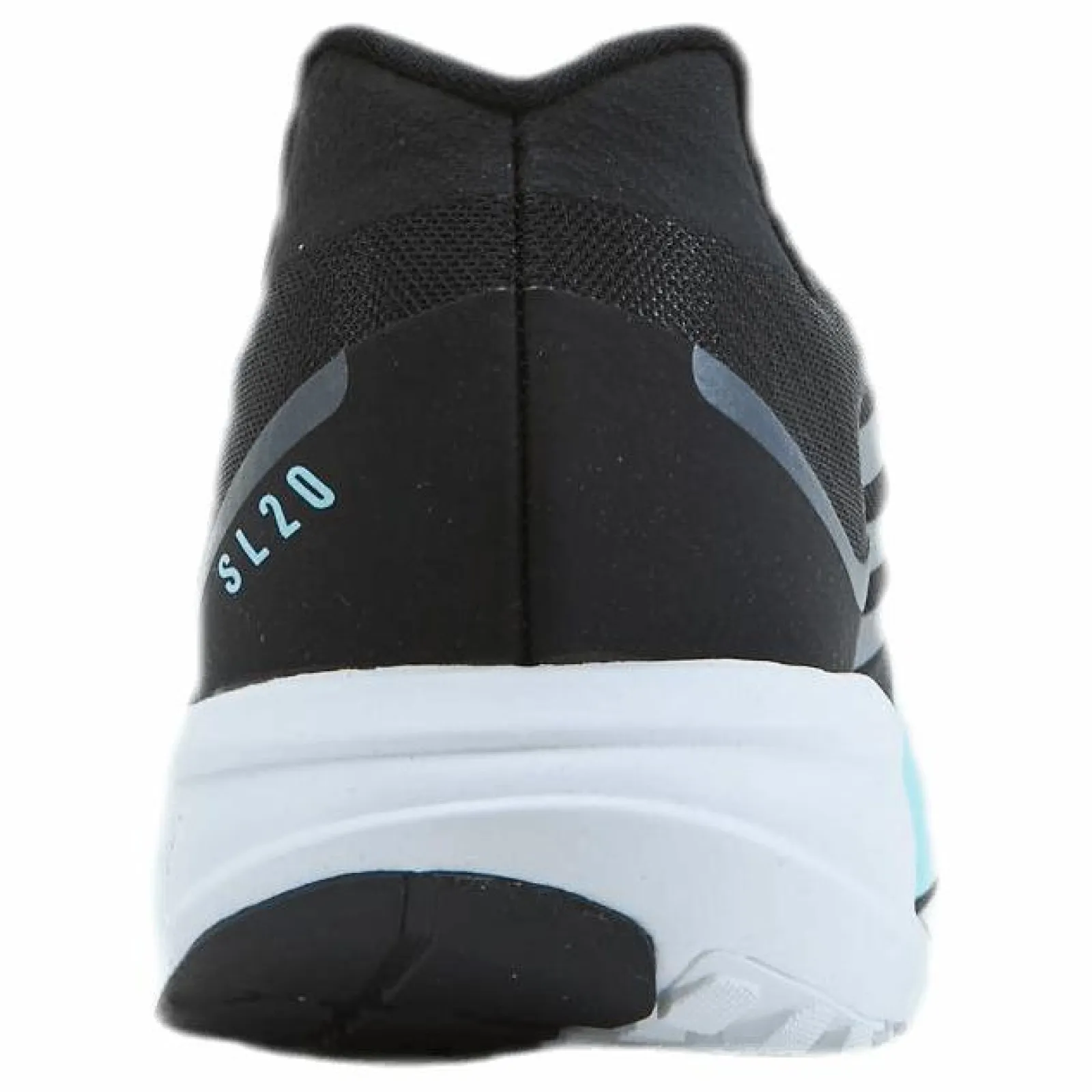 adidas SL20 Shoes Core Black / Silver Metallic / Clear Aqua