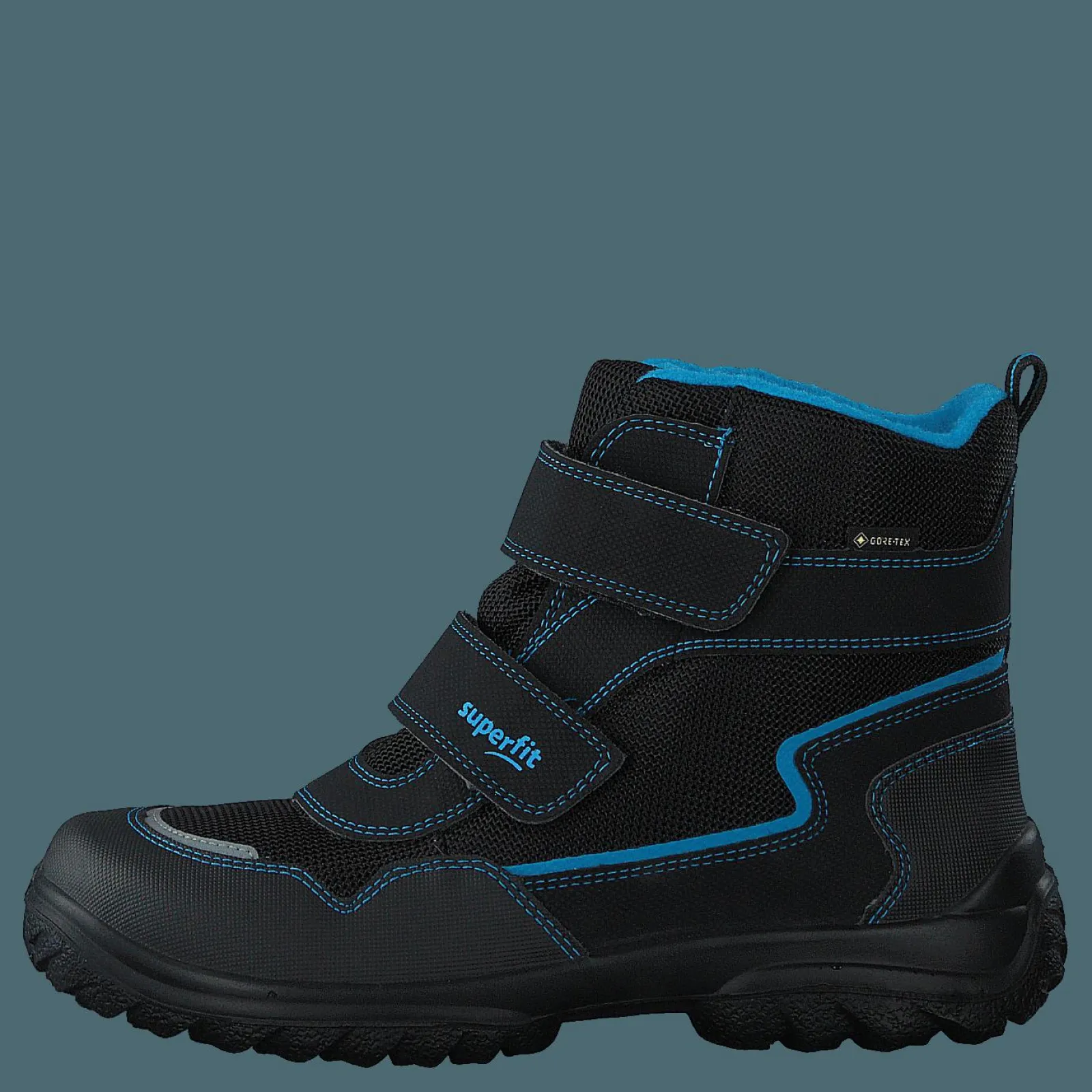 Barn Superfit Snowcat Gore-tex Black/blue