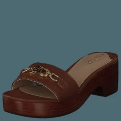 Lauren Ralph Lauren Soft Nappa-roxanne-sn-fsa Deep Saddle Tan