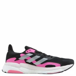 adidas SolarBoost 3 Shoes Core Black / Screaming Pink / Halo Silver