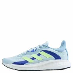 adidas SolarGlide 4 ST Shoes Halo Blue / Signal Green / Sonic Ink
