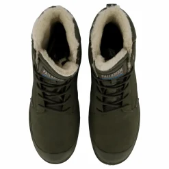 Palladium Sp20 Cuff Lth Wp Wl Olive Night