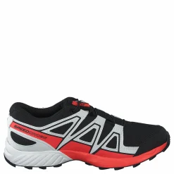 Barn Salomon Speedcross Cswp J Black/lunar Rock/cherry To