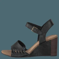 Clarks Spiced Poppy Black Leather