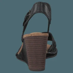 Clarks Spiced Poppy Black Leather