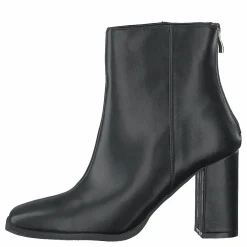 NA-KD Squared Front Ankle Boots Black