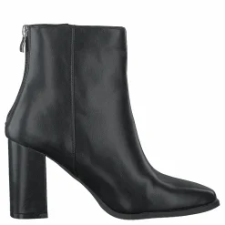 NA-KD Squared Front Ankle Boots Black