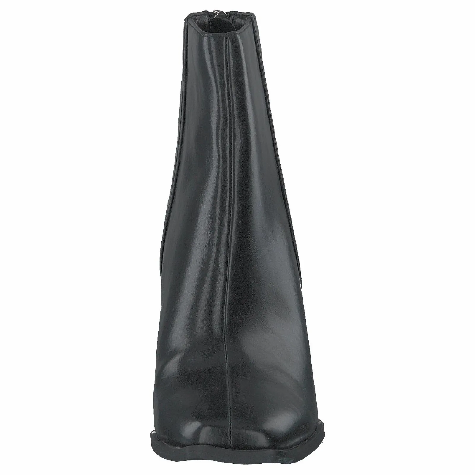 NA-KD Squared Front Ankle Boots Black