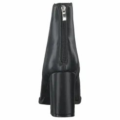 NA-KD Squared Front Ankle Boots Black