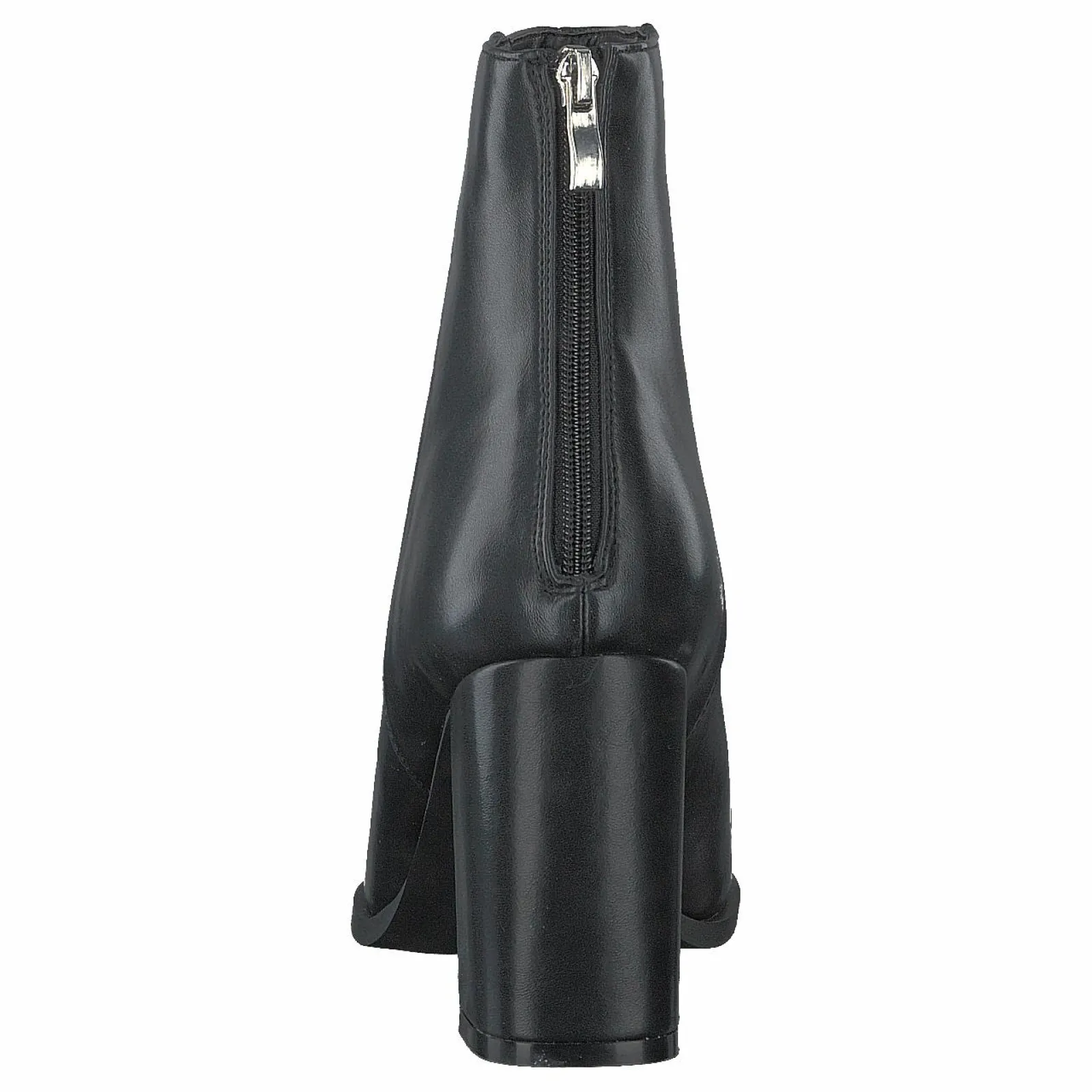 NA-KD Squared Front Ankle Boots Black