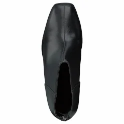 NA-KD Squared Front Ankle Boots Black