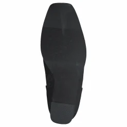 NA-KD Squared Front Ankle Boots Black