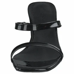 NA-KD Squared Two Strap Sandals Black