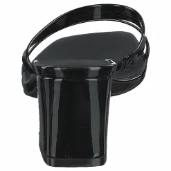 NA-KD Squared Two Strap Sandals Black