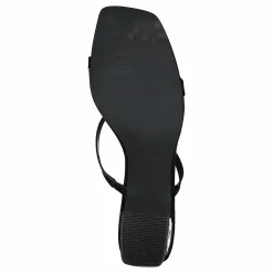 NA-KD Squared Two Strap Sandals Black