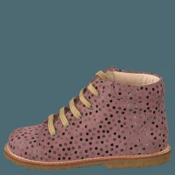 Barn Angulus Starter Boot With Laces Rose Dot