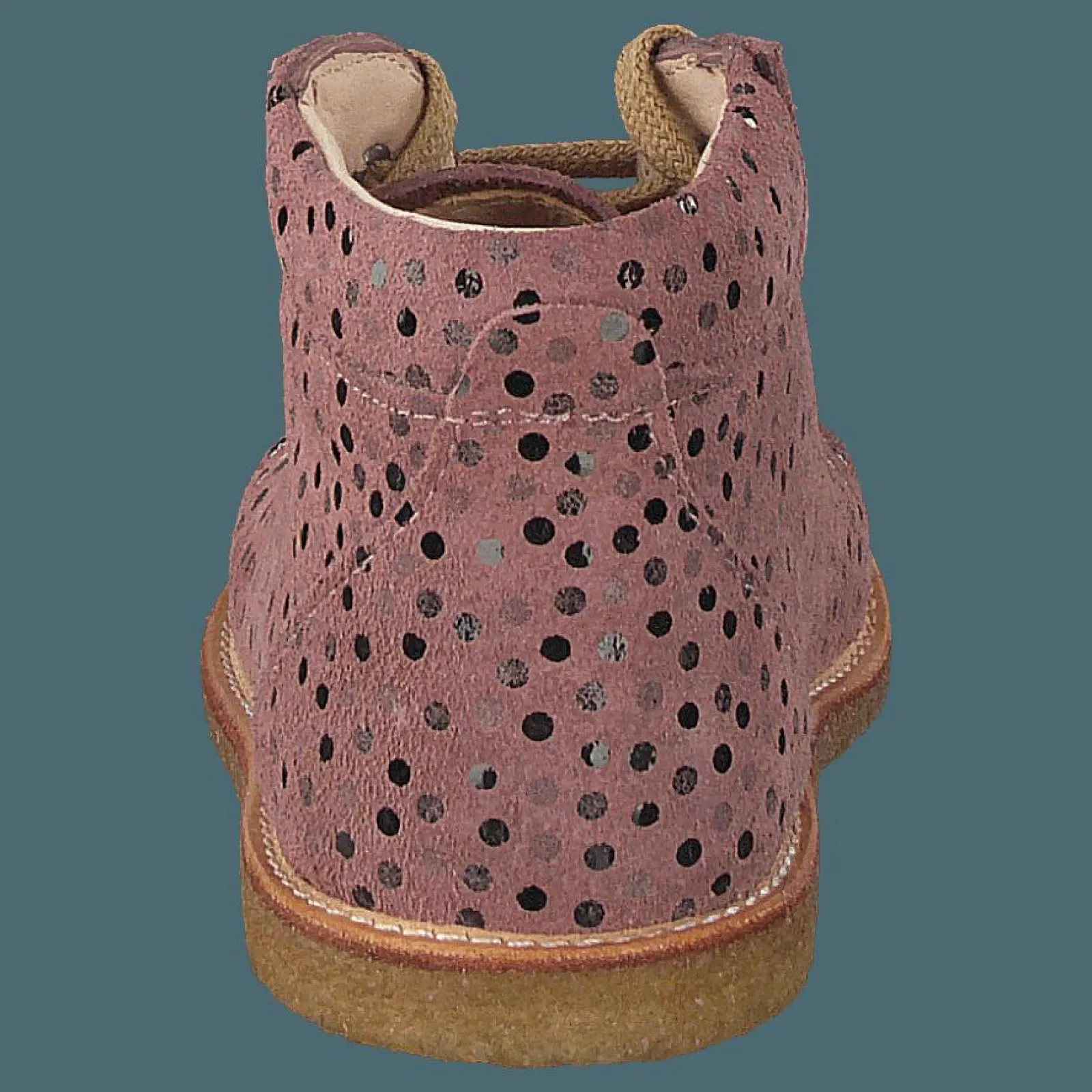 Barn Angulus Starter Boot With Laces Rose Dot