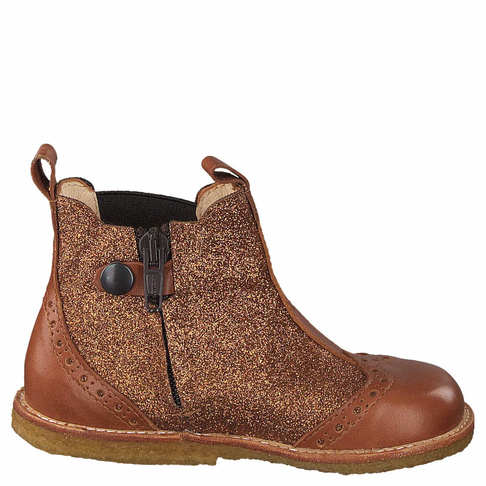 Barn Angulus Starter Chelsea Boot With Elas Cognac/rust Gl./brown