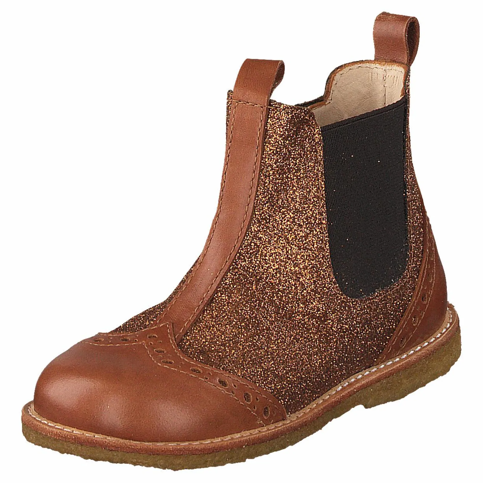 Barn Angulus Starter Chelsea Boot With Elas Cognac/rust Gl./brown