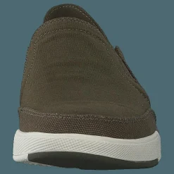 Clarks Step Isle Row Khaki Green Canvas