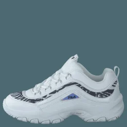 Barn Fila Strada A Low Kids 13036 - White-black