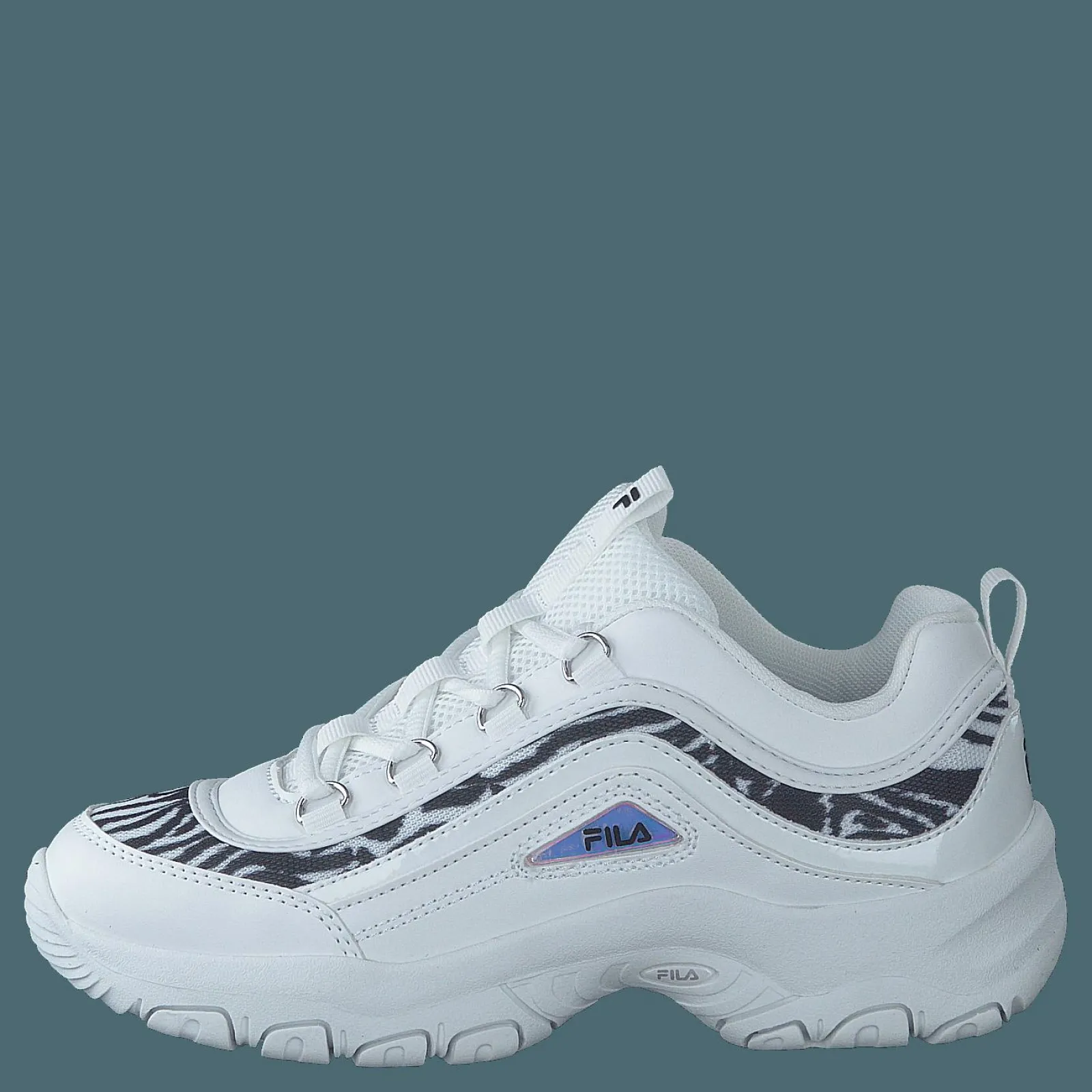 Barn Fila Strada A Low Kids 13036 - White-black