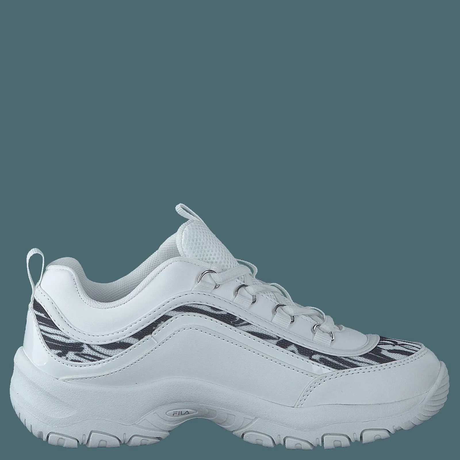 Barn Fila Strada A Low Kids 13036 - White-black