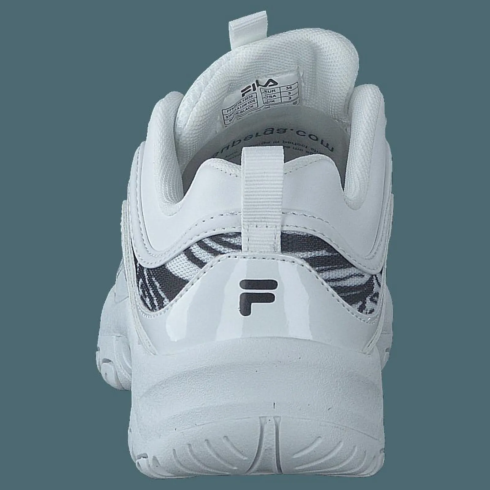 Barn Fila Strada A Low Kids 13036 - White-black