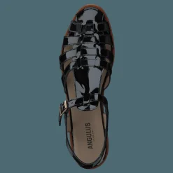 Angulus Strap Sandal With Buckle Black