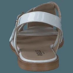 Angulus Strap Sandal With Buckle White