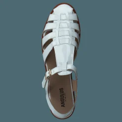 Angulus Strap Sandal With Buckle White