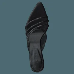 NA-KD Strappy Pointy Sandals Black