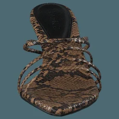 NA-KD Strappy Pointy Sandals Snake