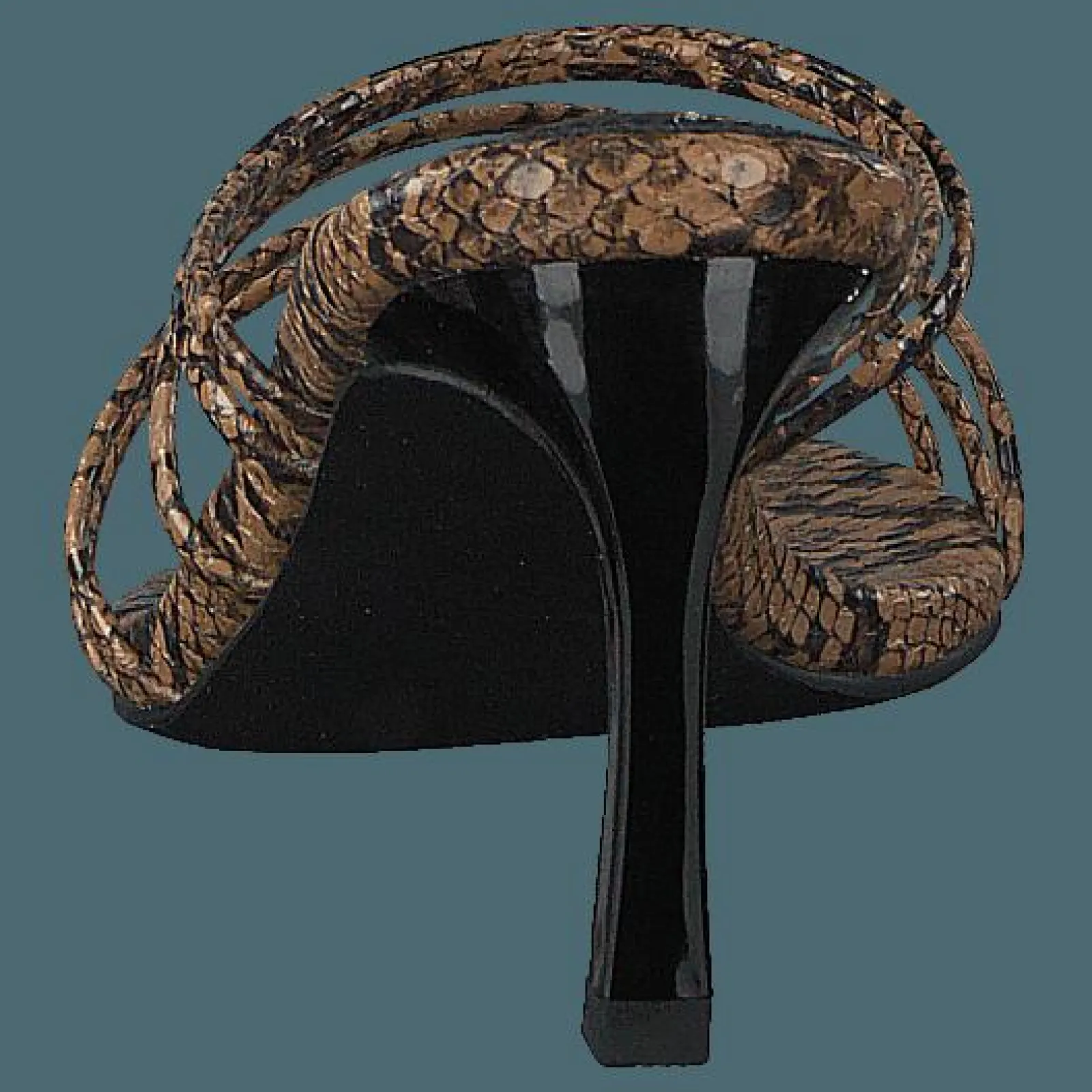 NA-KD Strappy Pointy Sandals Snake