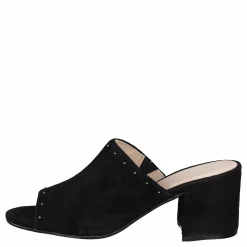 Bianco Suede Mule Sandal Jfm17 110 - Black 10