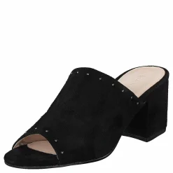 Bianco Suede Mule Sandal Jfm17 110 - Black 10