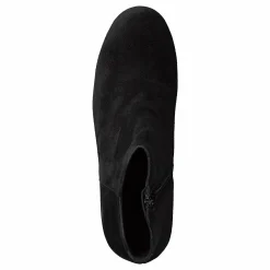 Bianco Suede V-cut Boot Jas18 Black