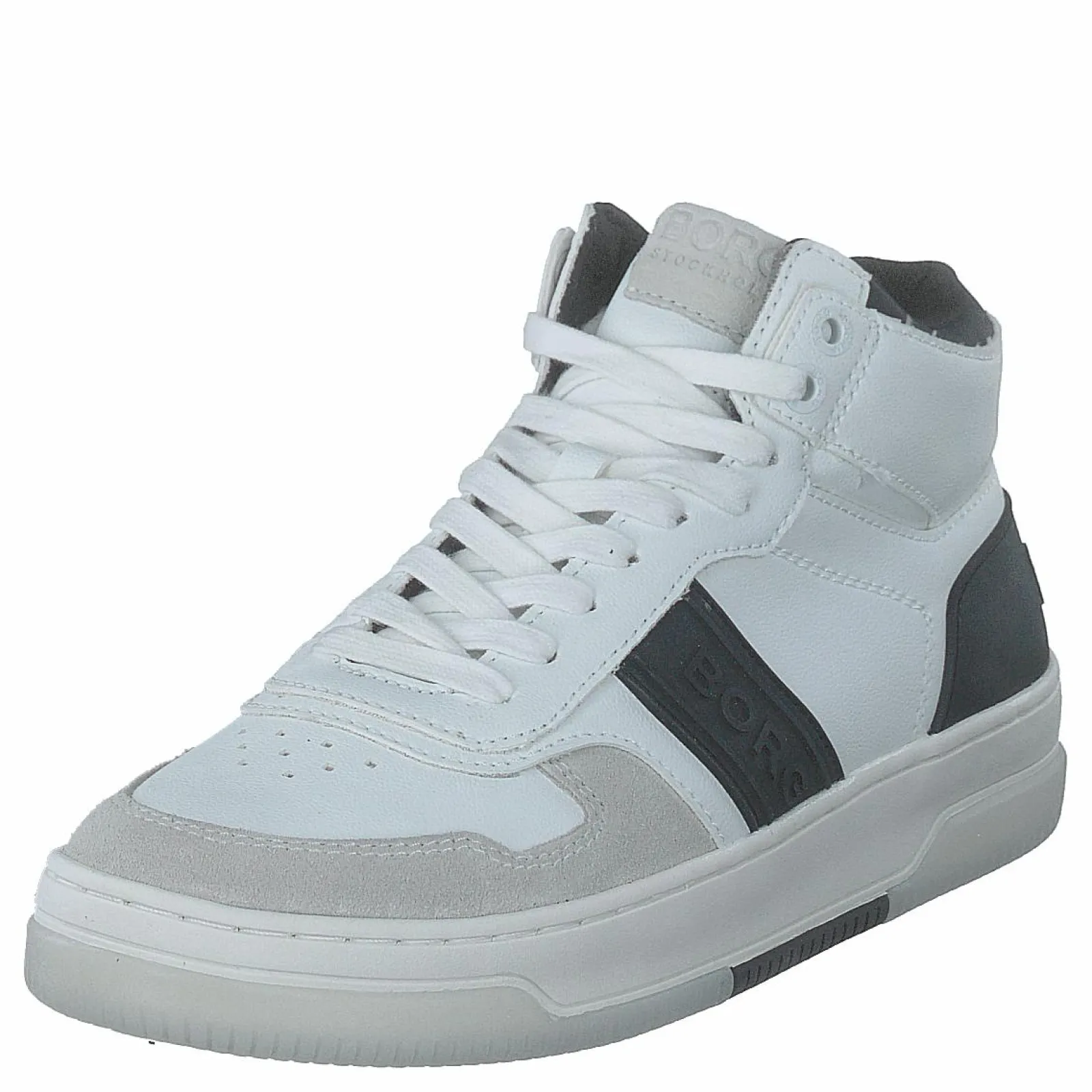 Björn Borg T2300 Mid Ctr W White-black